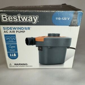 AC Air Pump 110-120V Plug In Bestway Sidewinder Inflation and Deflation Camping